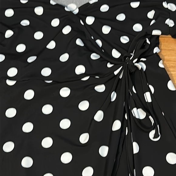 Torrid Polka Dot Wrap Top - Picture 3 of 8